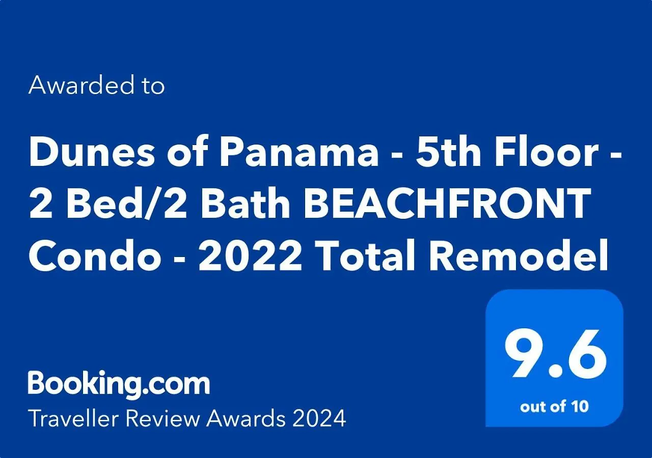 5-Star Beachfront - Remodeled 2 Bd & 2 Ba - Dunes Of Panama D505 location